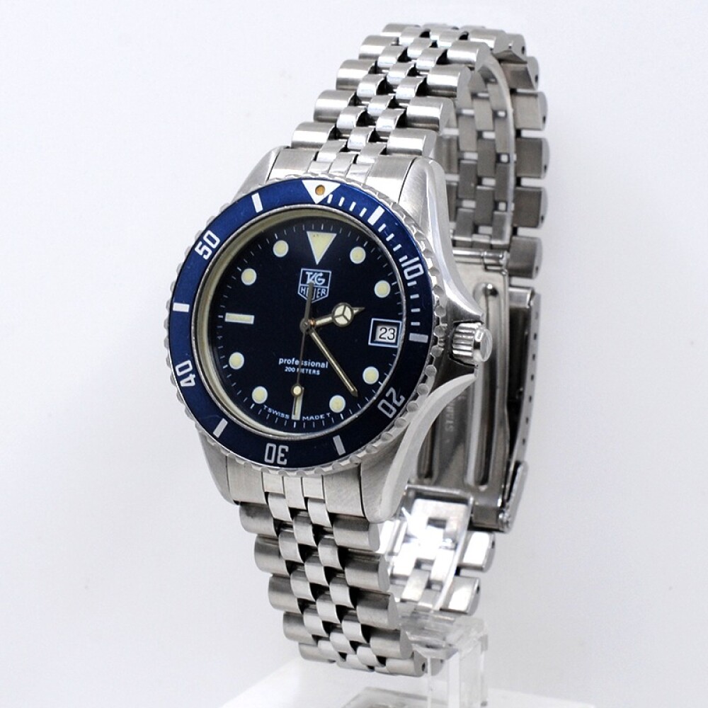 Tag Heuer Professional 200 metros. Quartz. 38 mm año 1980´S Tag Heuer Professional 200 metros. Quartz. 38 mm año 1980´S