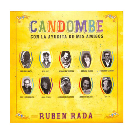 Ruben Rada - Candombe Con La Ayuda De Mis Amigos Vinilo Ruben Rada - Candombe Con La Ayuda De Mis Amigos Vinilo