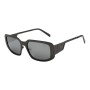 Lentes De Sol De Acero Inoxidable Cuadrado Reebok Ónix/Ónix