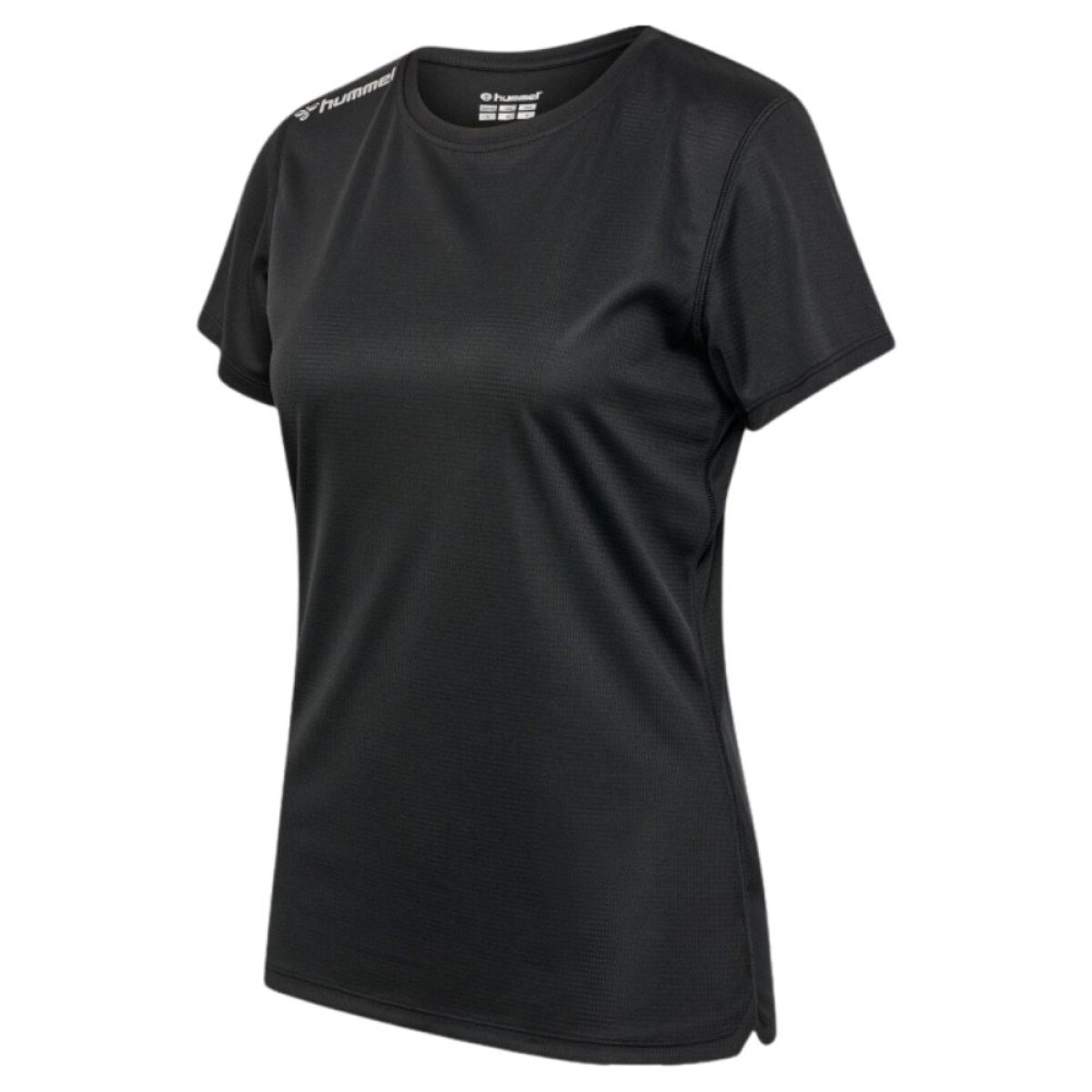 REMERAS TRAINING RUN MUJER - NEGRA 