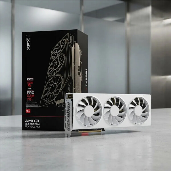 Tarjeta De Video Radeon Rx 9070 16gb Gddr6 TARJETA VIDEO XFX RX9070 16GB SWIFT WHIT