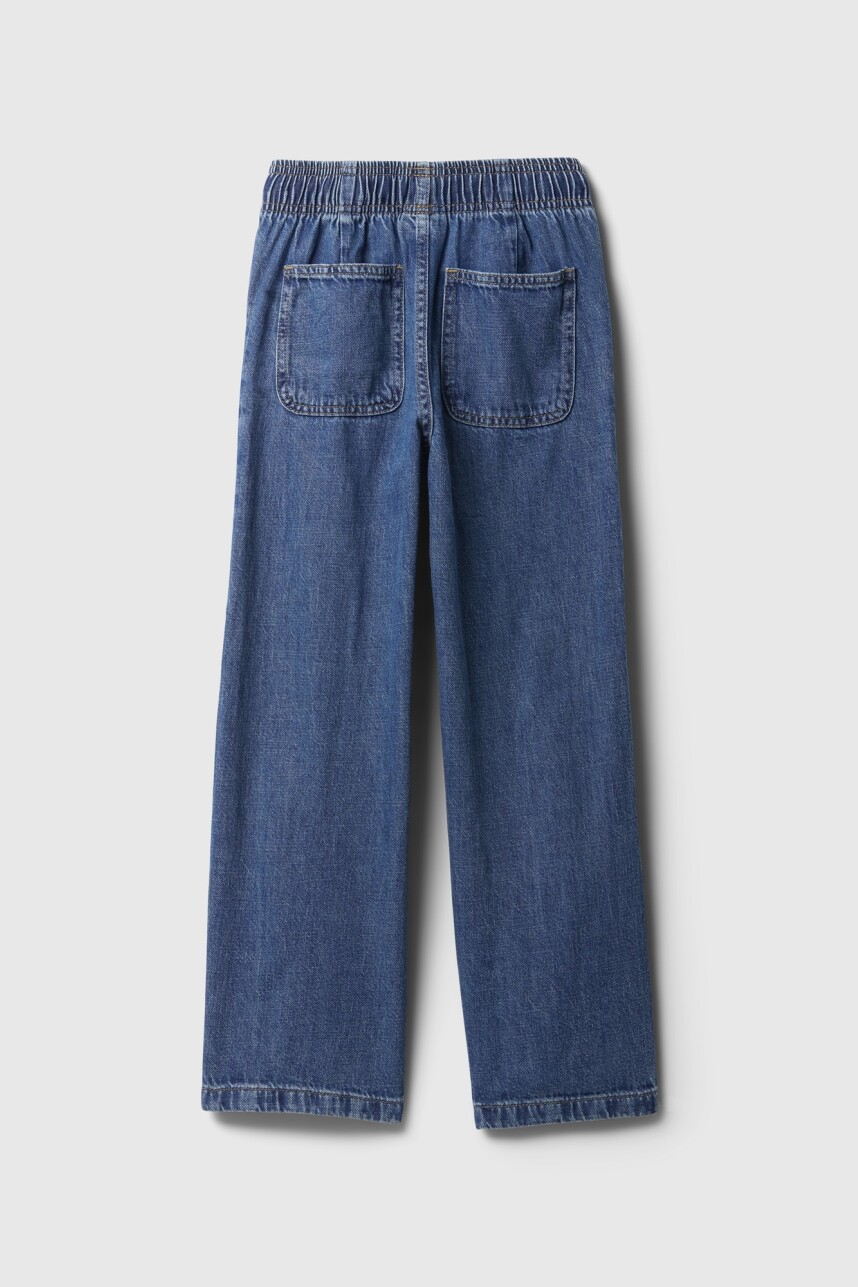 Jean Easy Wide Niña Medium Wash