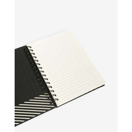 Cuaderno A5 Anillado De Tapa Dura Estampada Con Elástico Sujetador Combinacion Tricolor