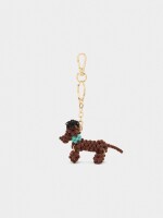 Llavero Con Charm Perro azul
