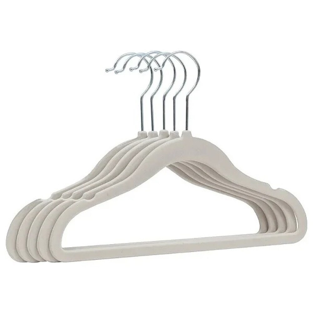 Set perchas BUBA x5 beige