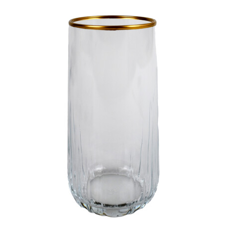 Vasos de Vidrio Linea Gold Rim de 360cc 3 piezas Herevin Vasos de Vidrio Linea Gold Rim de 360cc 3 piezas Herevin
