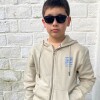 Campera con estampa N+ Beige