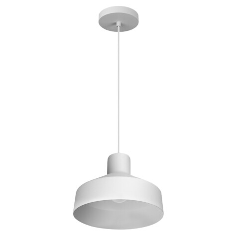 COLGANTE LIZA E27 BLANCO 23CM COLGANTE LIZA E27 BLANCO 23CM