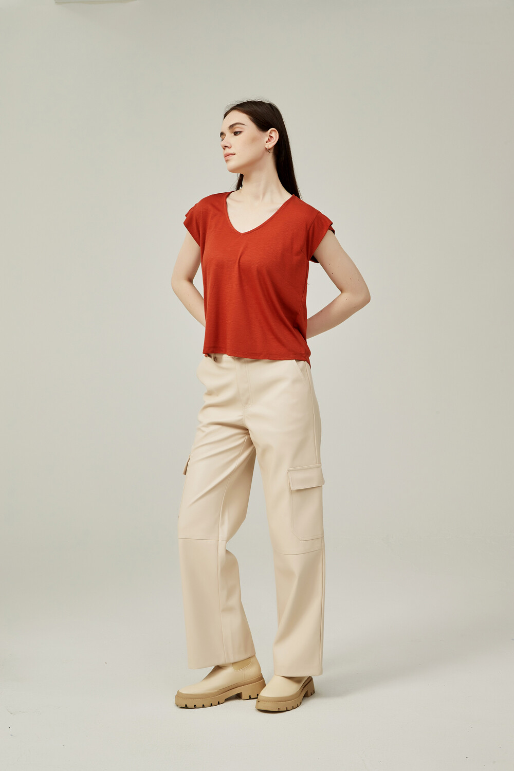 Remera Prabas Terracota