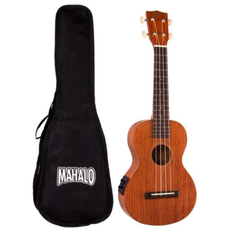 Ukelele Electroacústico Mahalo Mj2 Concierto Natural Con Funda Ukelele Electroacústico Mahalo Mj2 Concierto Natural Con Funda