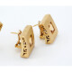 Caravanas Oro 18K Y Topacio Caravanas Oro 18K Y Topacio