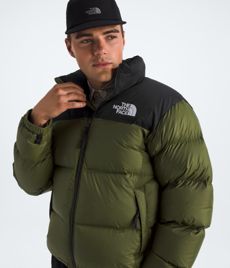 Campera de Pluma 1996 Nuptse hombre Woodland Green/tnf Blac