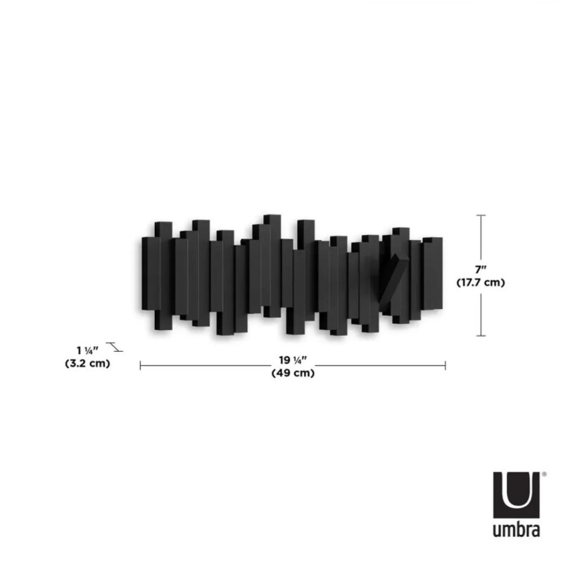 Perchero de Pared Tina Umbra - Negro Perchero de Pared Tina Umbra - Negro