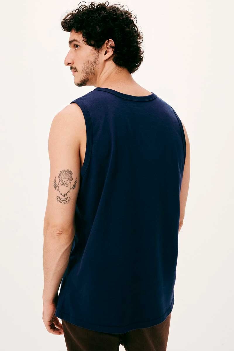 Musculosa Hering 4ADD Azul-estampado