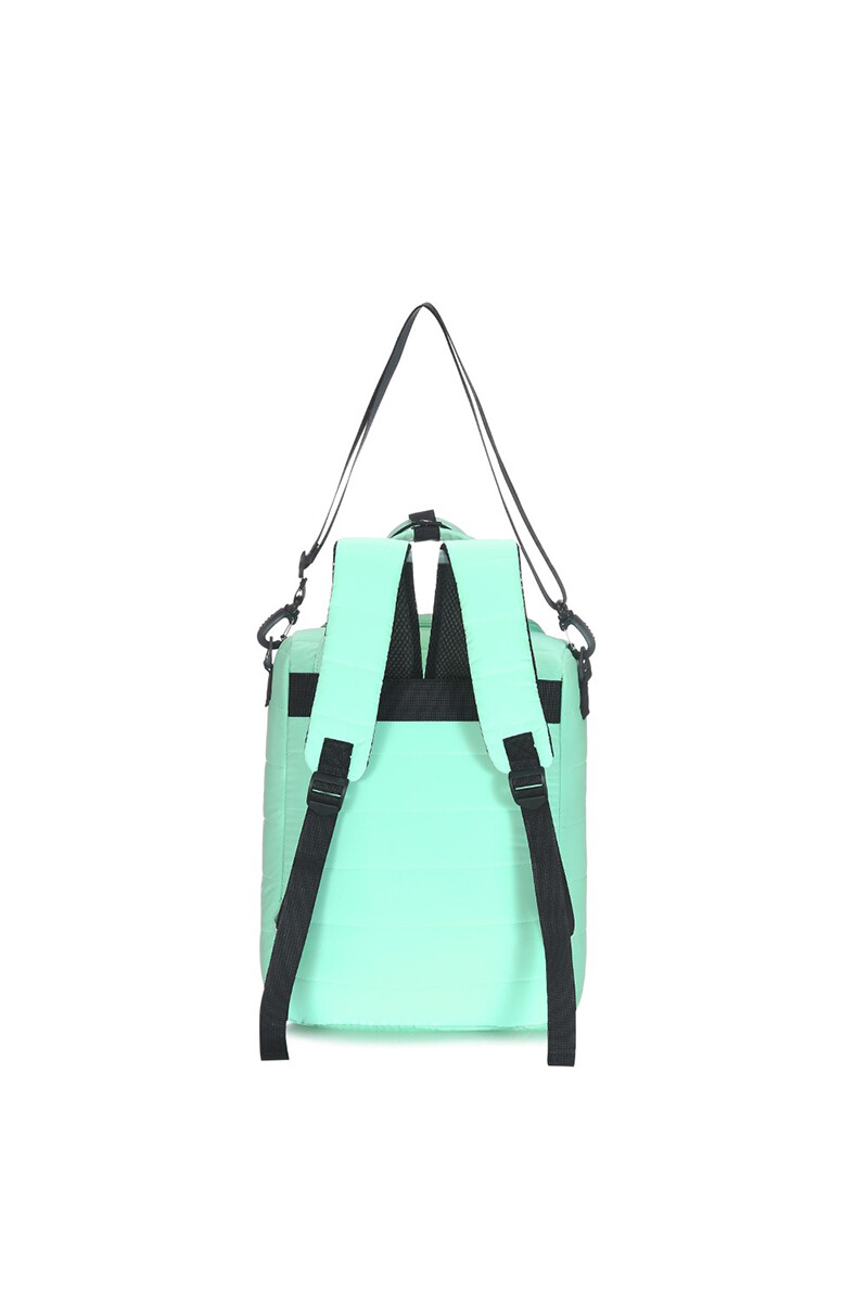 Mochila Matera Puffer Verde agua