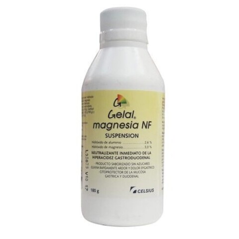 Gelal suspensión 180g Magnesia