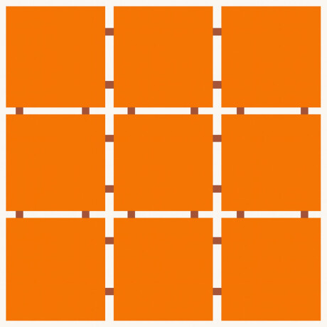 30.3X30.3 REVESTIMIENTO EN MALLA DE PIEZAS 10X10 NARANJA GAMAS DE NARANJA