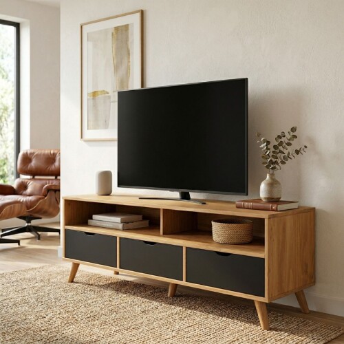 Rack 3 Cajones Madera - Linea Dublin Rack 3 Cajones Madera - Linea Dublin