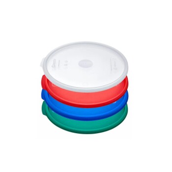 Tapa de polipropileno para contenedor redondo 2,1 y 4,2 L | Gastroplast GRPPL2 Tapa de polipropileno para contenedor redondo 2,1 y 4,2 L | Gastroplast GRPPL2