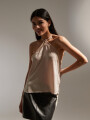 Tops Tartella Marfil / Off White