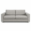 SOFA CAMA 2 PLAZAS - TELA GRIS CON PUNTOS NEGROS y CRUDOS SOFA CAMA 2 PLAZAS - TELA GRIS CON PUNTOS NEGROS y CRUDOS