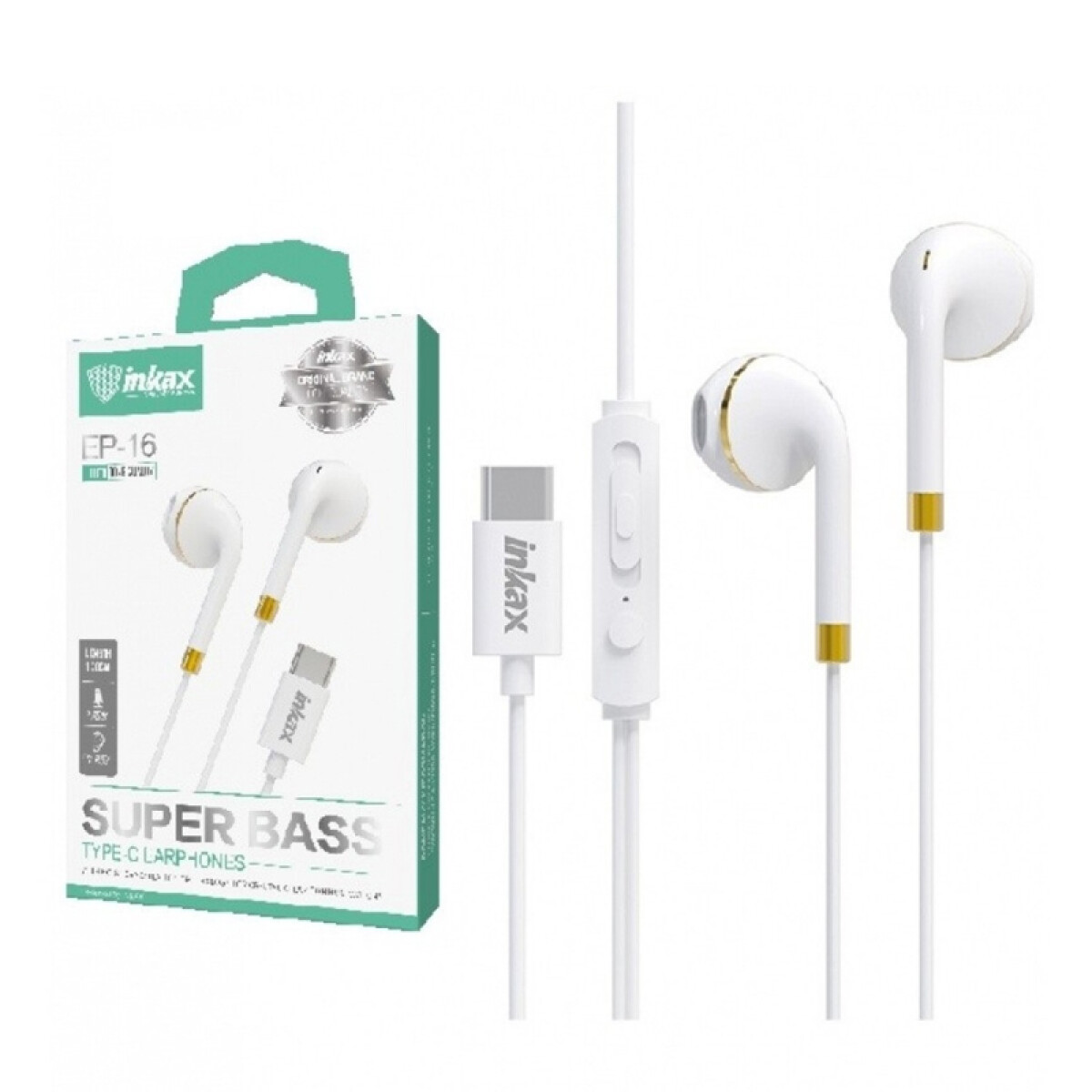 Auricular Inkax EP-16. Tipo C 