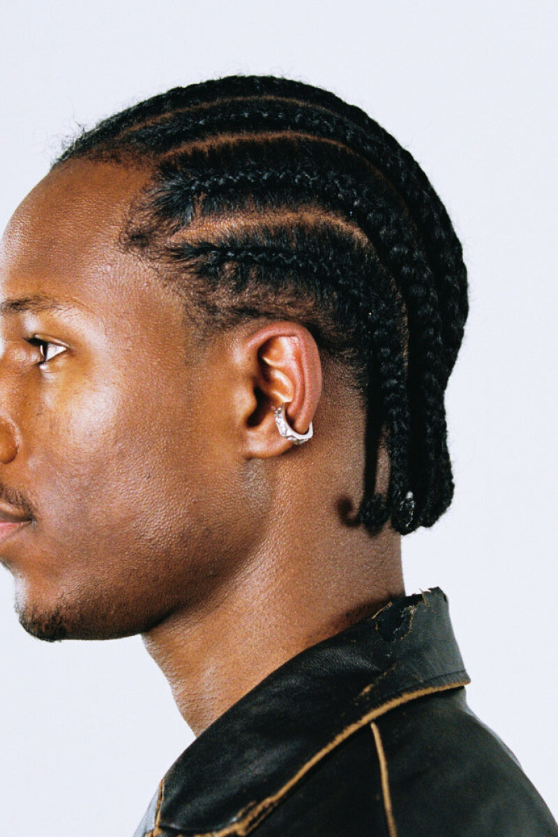 Tesselated Earcuff Plata