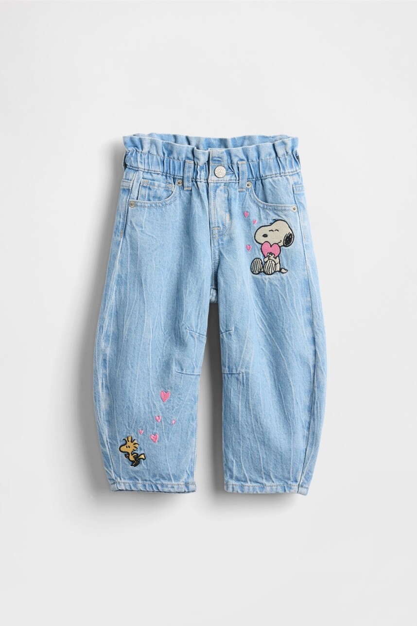 Jean Horseshoe Toddler Niña Medium Wash