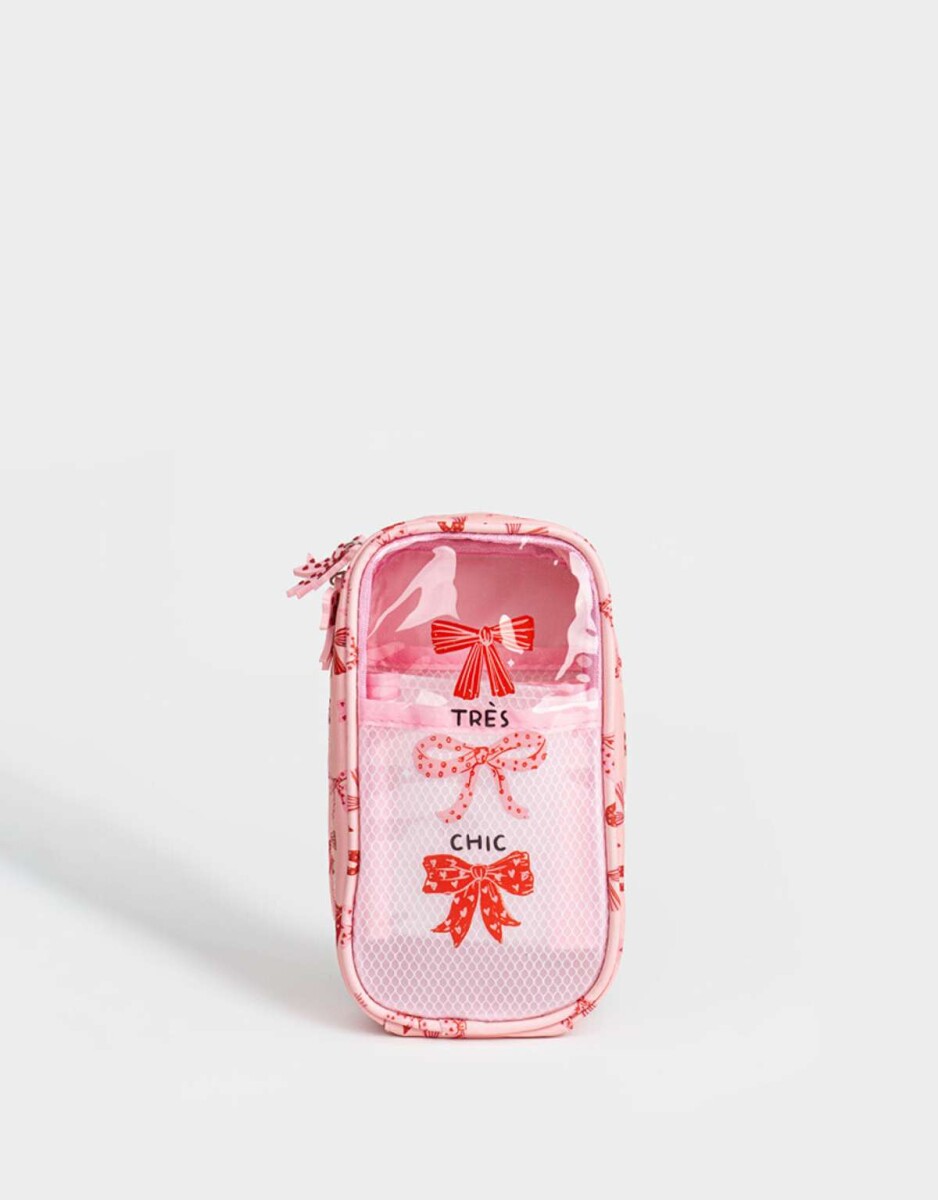 Cartuchera De Pvc Estampada - Combinacion Multicolor 