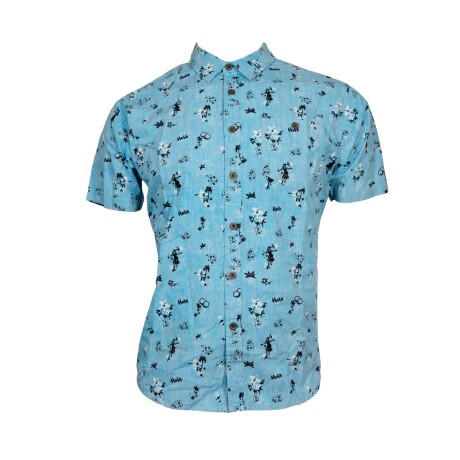 Camisa de Hombre Reef - HULABANANA BLUE - 00F084BLU BLUE