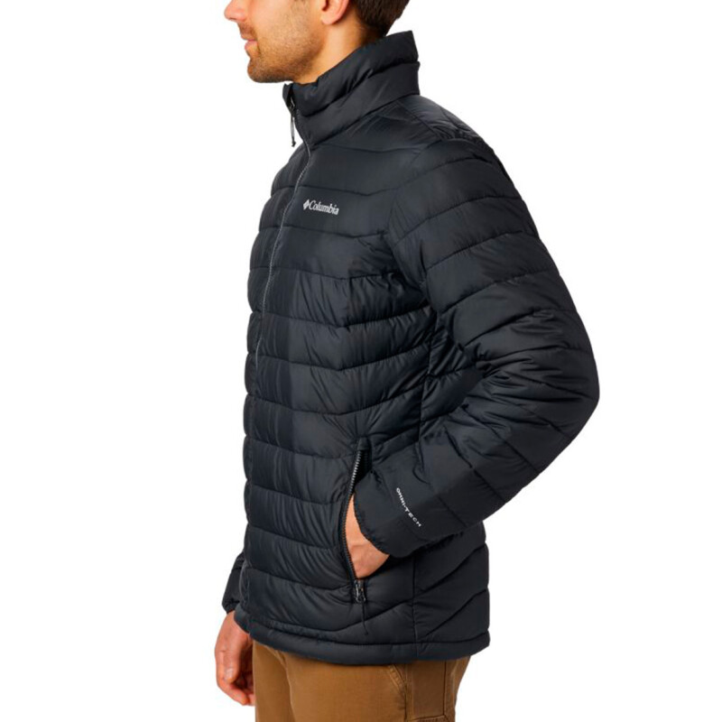 Campera Abrigo Hombre Columbia Powder Lite Negro