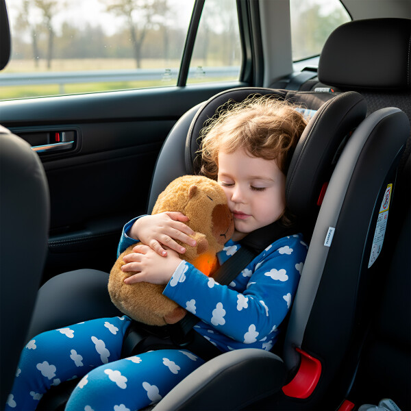 Peluche Tranquiliza Capibara Respira Luz Musica Bebe Perro Diseño Capibara
