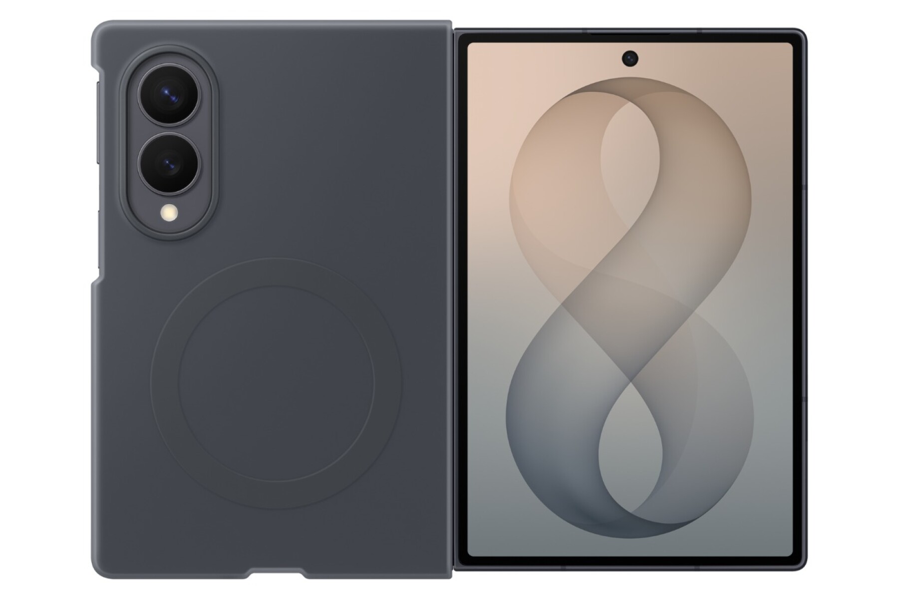 Galaxy Z Fold8 Silicone Case - Graphite 