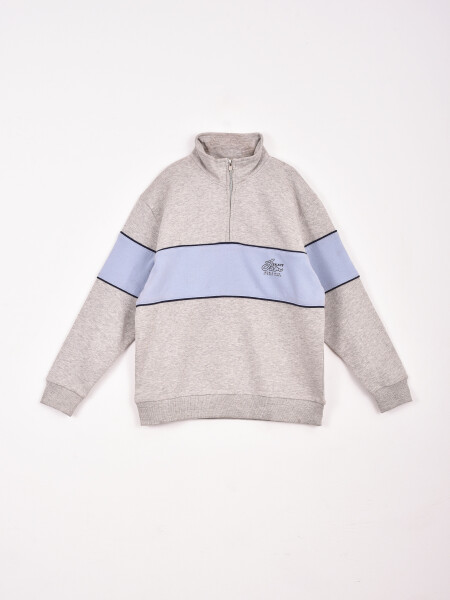 BUZO PERKINS GRIS MELANGE M