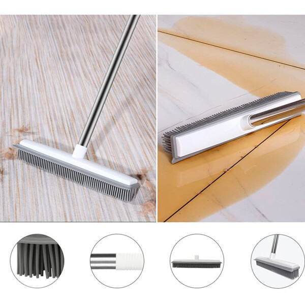 Escoba Lampazo 2 En 1 Silicona Regulable Calidad Premium Escoba Lampazo 2 En 1 Silicona Regulable Calidad Premium