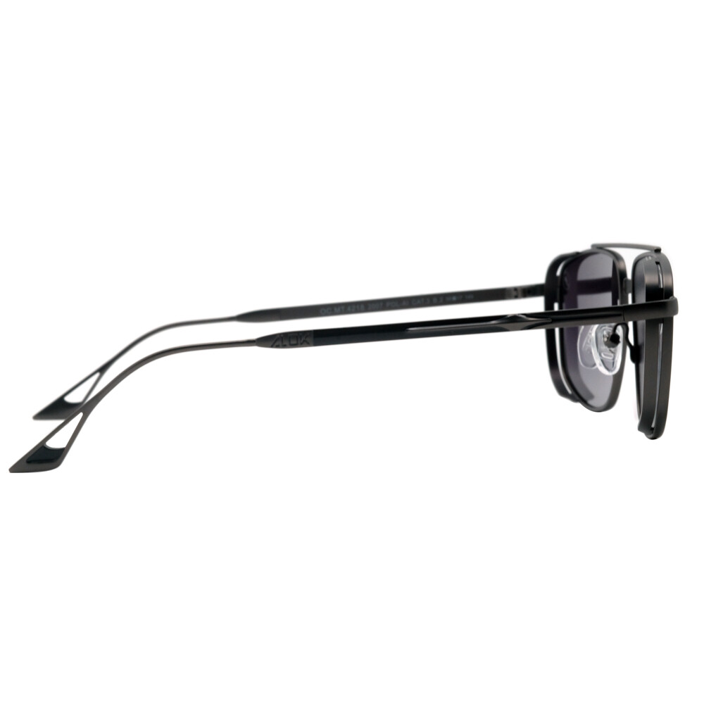 Lentes De Sol Alok Space Rave Ejecutivo Gradiente/Plata