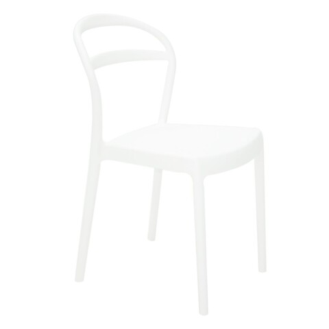 SILLA SISSI RESPALDO ABIERTO 43.5X52.5X80CM BLANCO SILLA SISSI RESPALDO ABIERTO 43.5X52.5X80CM BLANCO