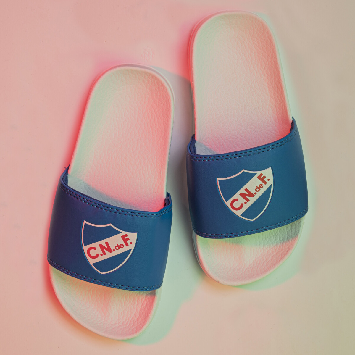 Chanclas de Hombre Nacional Nacional - Azul Marino - Blanco - Rojo 