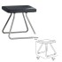 Juego De Reposeras Para Piscina + Mesa Simil Rattan Grafito!!! Juego De Reposeras Para Piscina + Mesa Simil Rattan Grafito!!!