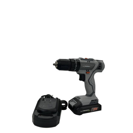 Taladro Gladiator recargable 20V TPG613/1/20C1+ Lijadora L631/20 Gris y Naranja
