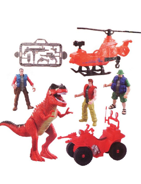 Set de Aventura Dino T-Rex con accesorios, luces y sonido Set de Aventura Dino T-Rex con accesorios, luces y sonido