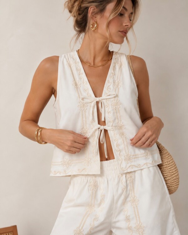 Conjunto Olivia blanco
