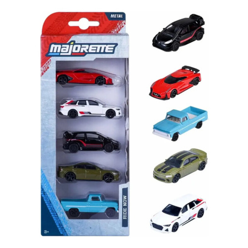 Majorette Autos de Metal Pack x 5 Majorette Autos De Metal Pack X 5