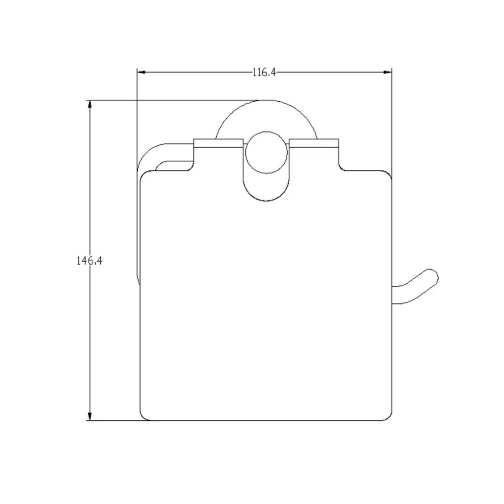 Porta rollo con tapa Celtic Grafito Porta Rollo Con Tapa Celtic Grafito