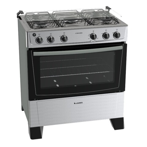 Cocinas James 5 Hornallas C150 Titanium Encend Autolimp Cocinas James 5 Hornallas C150 Titanium Encend Autolimp