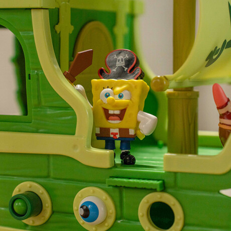 Bob Esponja Barco Pirata con luz y sonido Bob Esponja Barco Pirata con luz y sonido