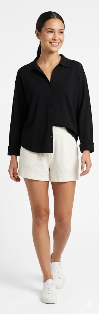 SHORT CINTURA ELASTICO - BEIGE 