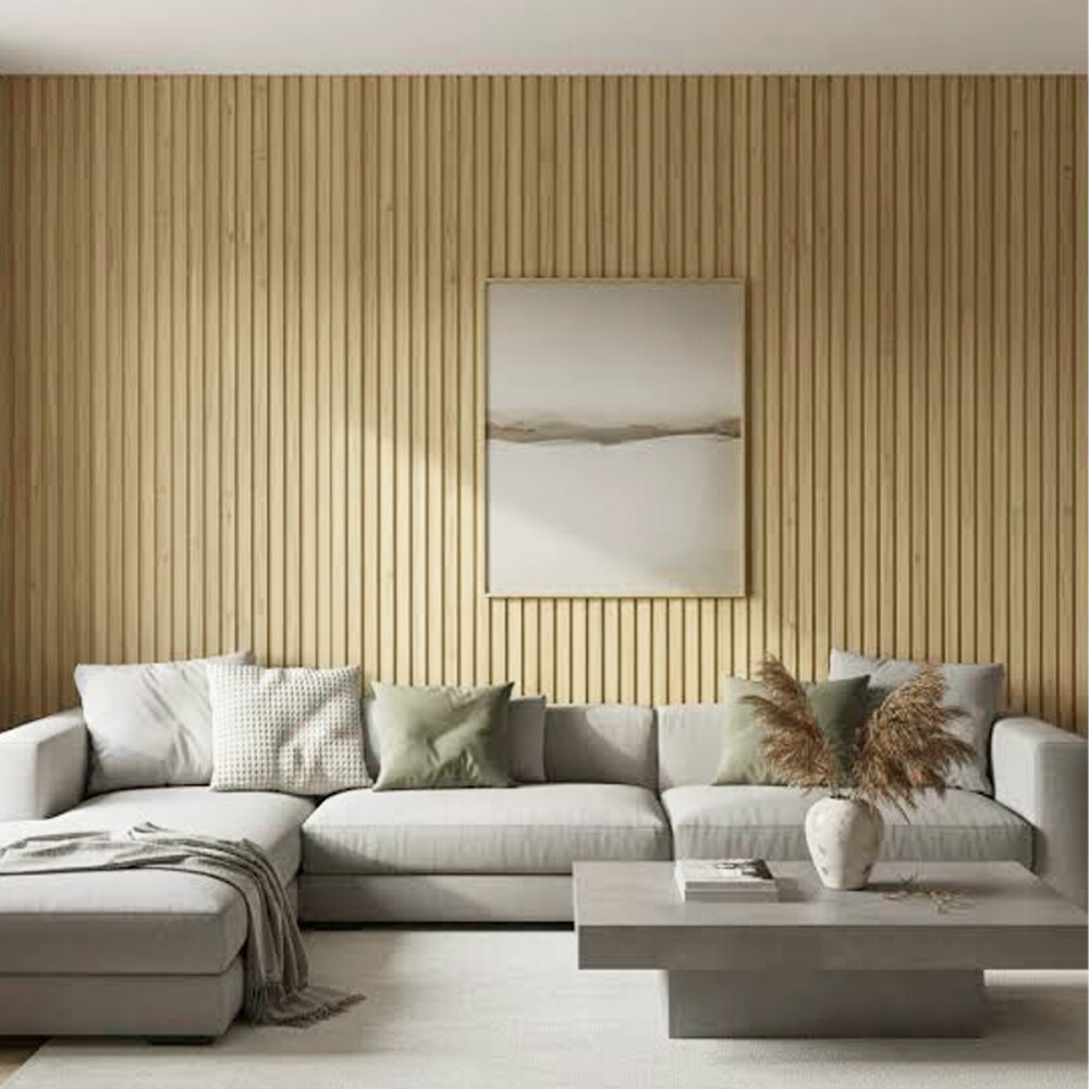 Revestimiento De Pared Wpc 290x16cm Beige