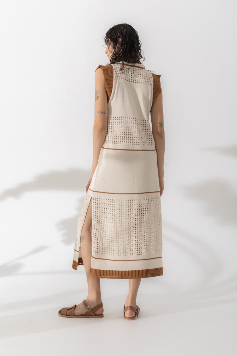 VESTIDO STRIPE Crudo Y Came