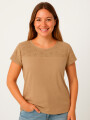 Remera Malika Taupe Claro